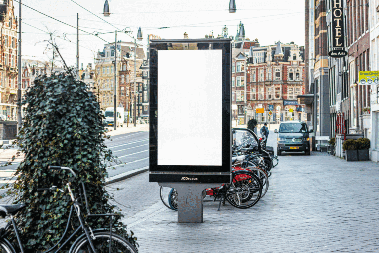 Billboard w centrum miasta