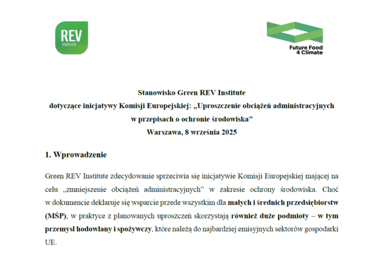 Zdjęcie stanowiska Green REV Institute