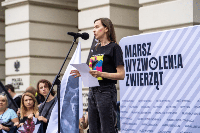 Dr. Sylwia Spurek na Marszu Wyzwolenia Zwierząt 2025