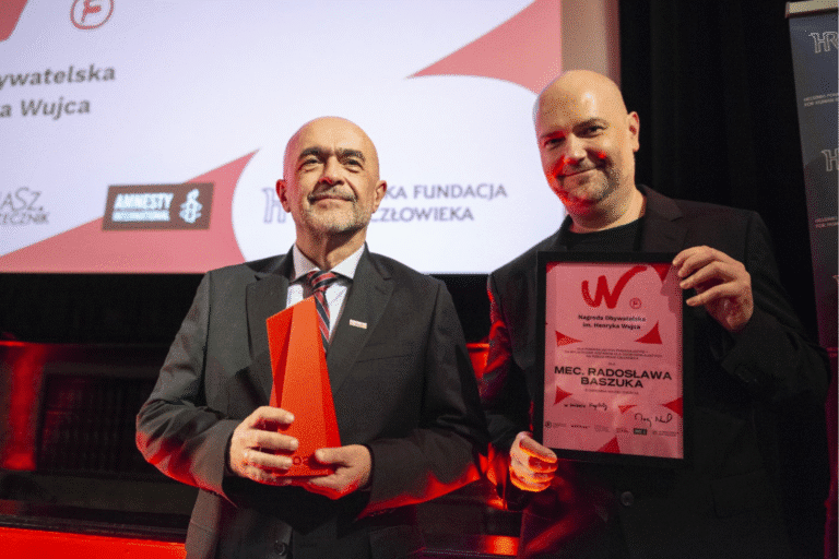 Mec. Radosław Baszuk, laureat Nagrody Obywatelskiej im. Henryka Wujca 2024