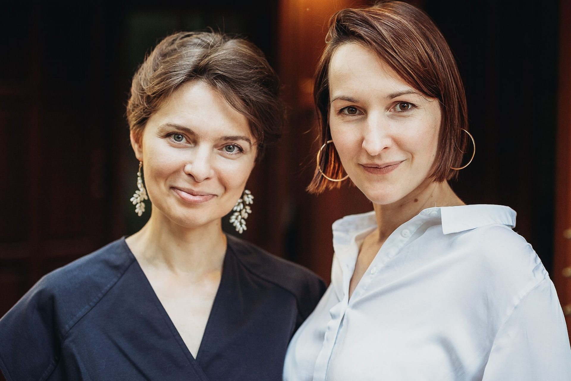 Monika Miłowska i Maria Shmelova z Fundacji To Proste
